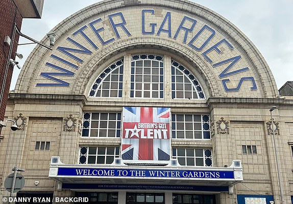 BGUK_3061282 - Blackpool, UNITED KINGDOM  - Staff at Blackpool's Winter Gardens Inform People That The Britain's Got Talent Auditions Have Been Cancelled. Simon Cowell cancelled the auditions following the tragic death of former One Direction star Liam Payne.  One Direction star Liam Payne died after falling from a hotel balcony in Argentina  Pictured: General Views  BACKGRID UK 17 OCTOBER 2024   BYLINE MUST READ: DANNY RYAN / BACKGRID  UK: +44 208 344 2007 / uksales@backgrid.com  USA: +1 310 798 9111 / usasales@backgrid.com  *Pictures Containing Children Please Pixelate Face Prior To Publication*